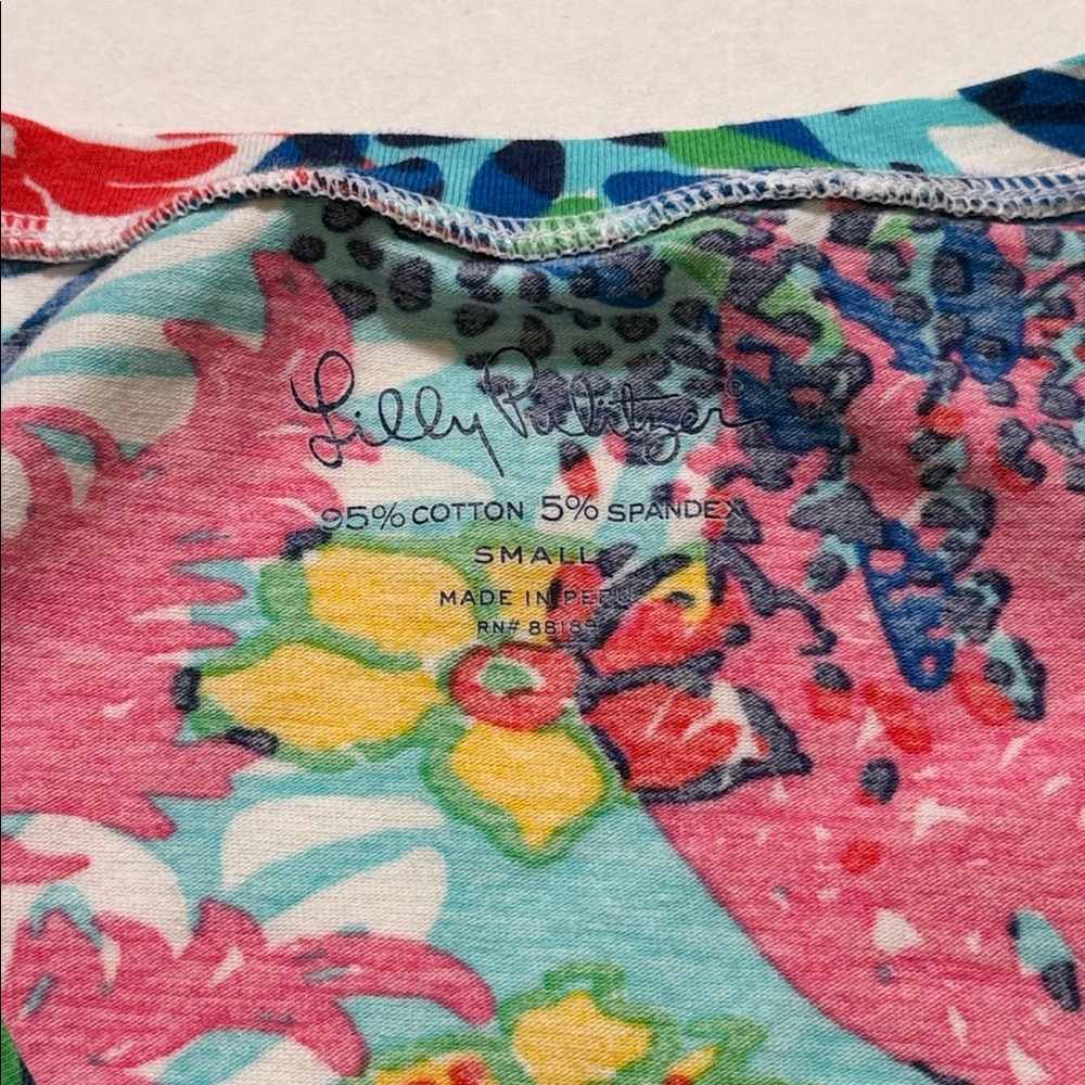 Lilly Pulitzer Fishing For Compliments Long Sleeve Tee - Picture 2 of 7